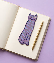 CAT TAILS Lilac Bookmark