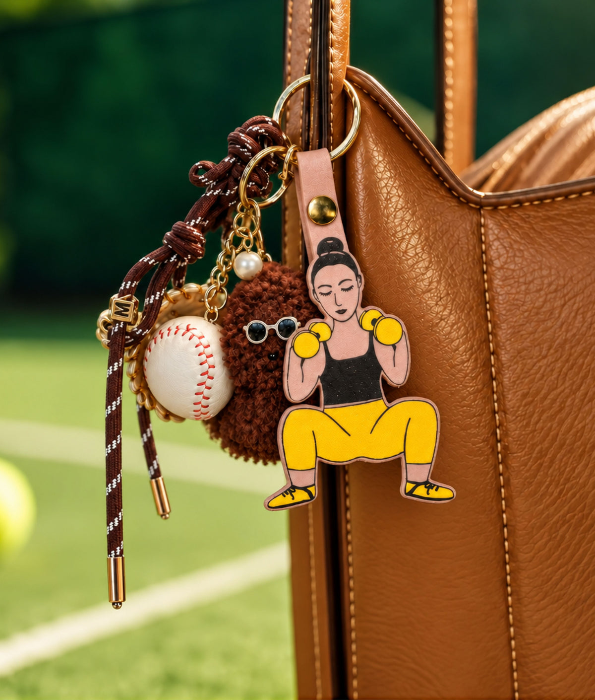 FEELING STRONG Nude Key Fob
