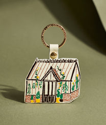 GREENHOUSE Cream Key Fob