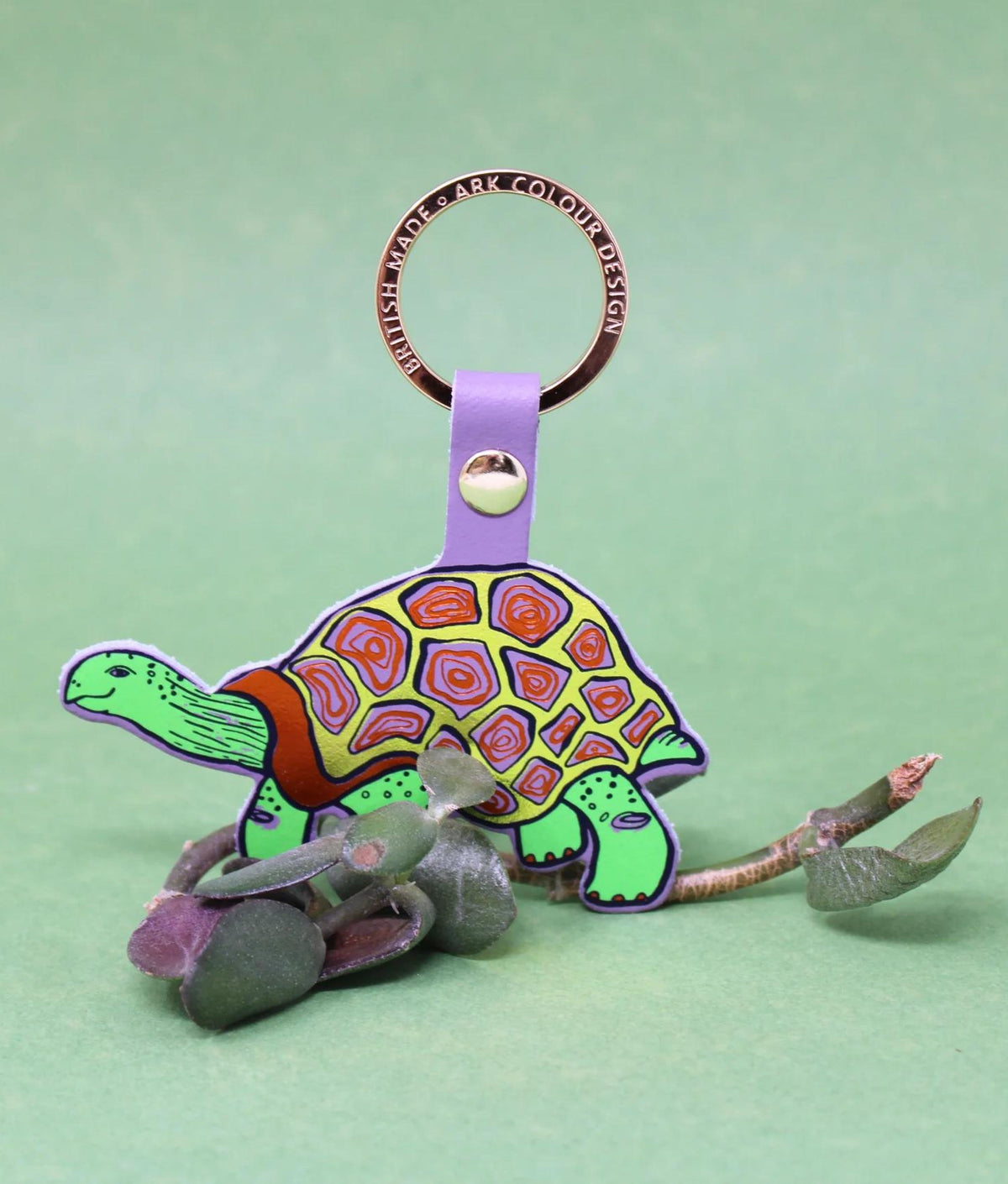 TORTOISE Lilac Key Fob