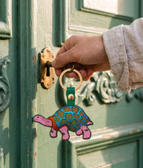 TORTOISE Green Key Fob