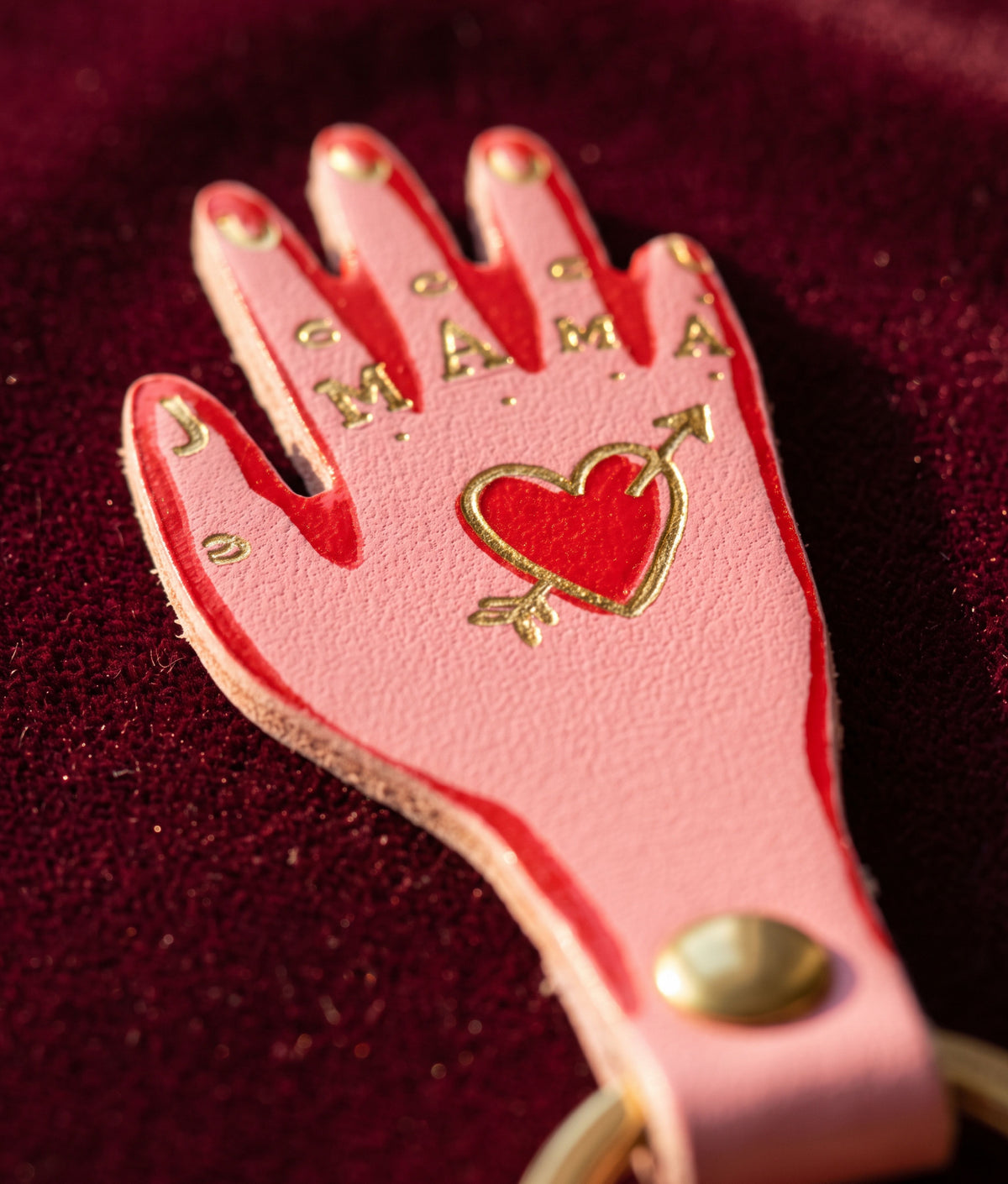 MAMA Pale Pink Key Fob