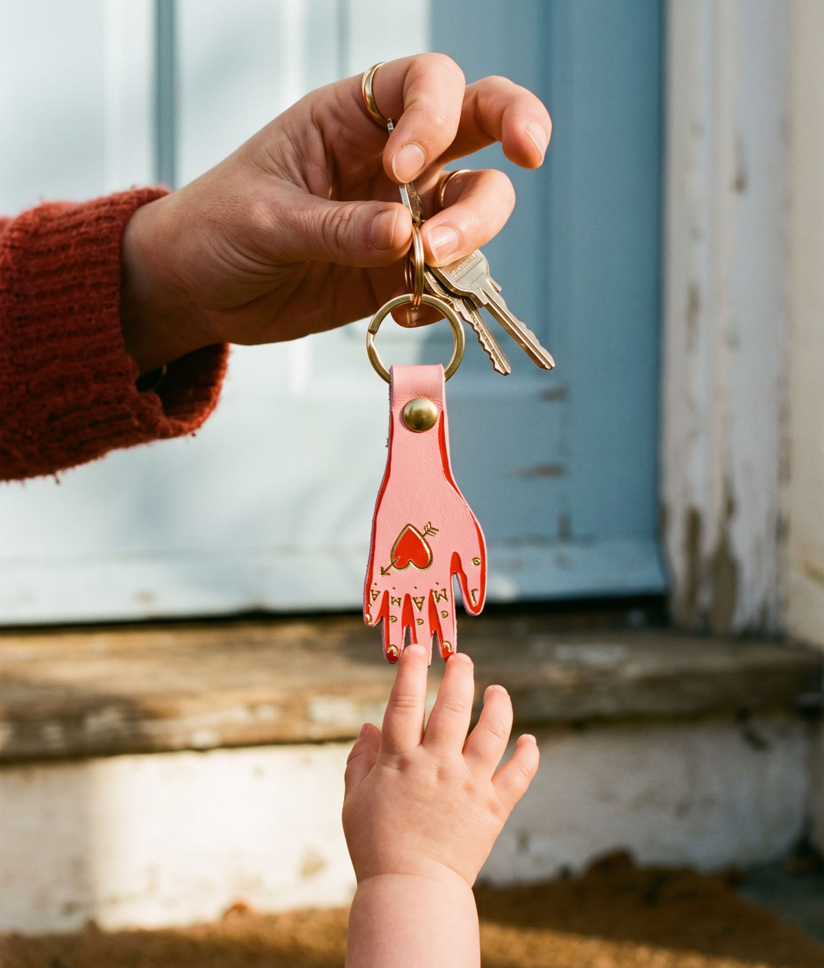MAMA Pale Pink Key Fob