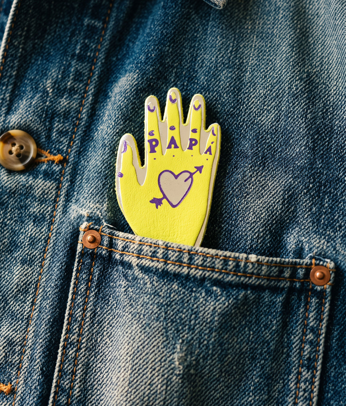 PAPA Acid Green Key Fob
