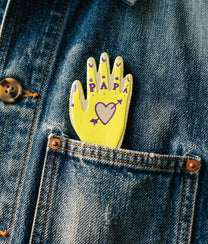 PAPA Acid Green Key Fob