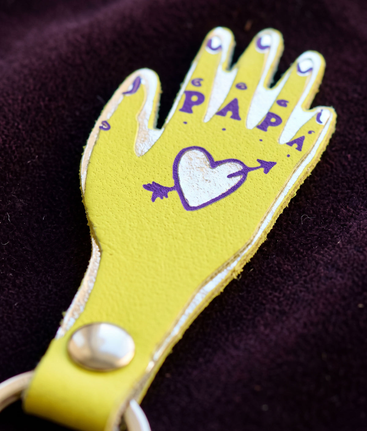 PAPA Acid Green Key Fob