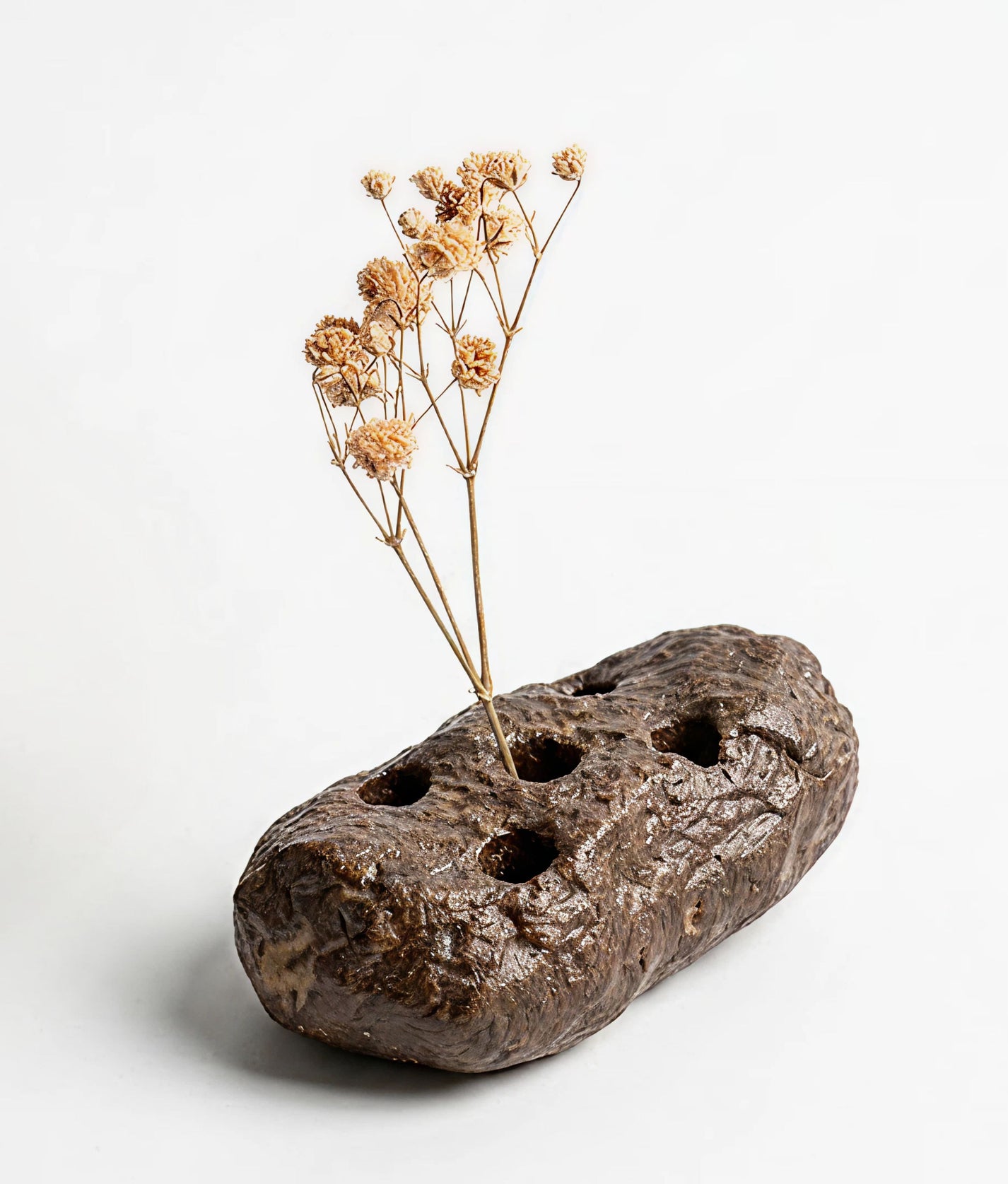 Ash Brown Flower Holder