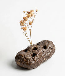 Ash Brown Flower Holder