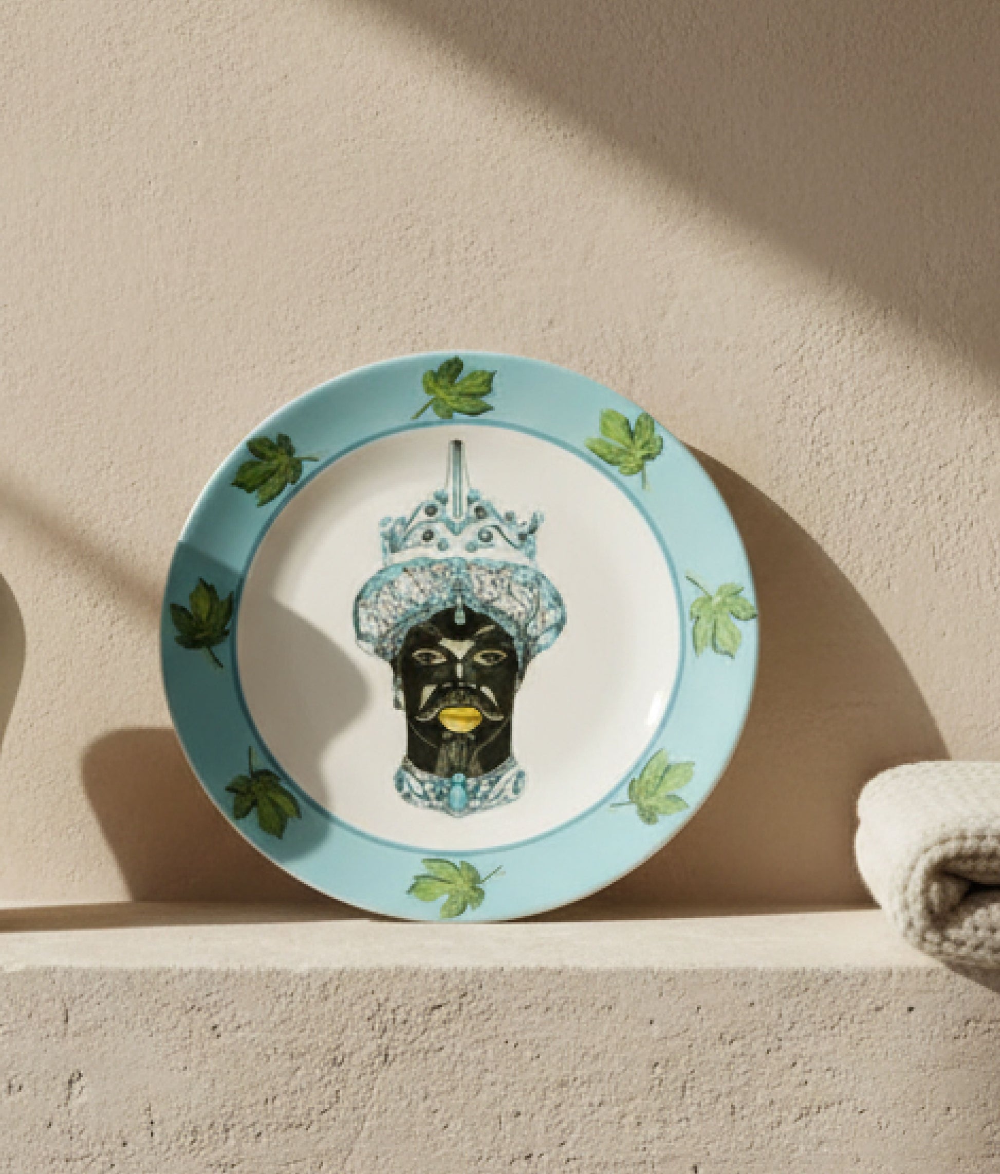 Big Azure Plate Moro
