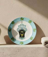 Big Azure Plate Moro