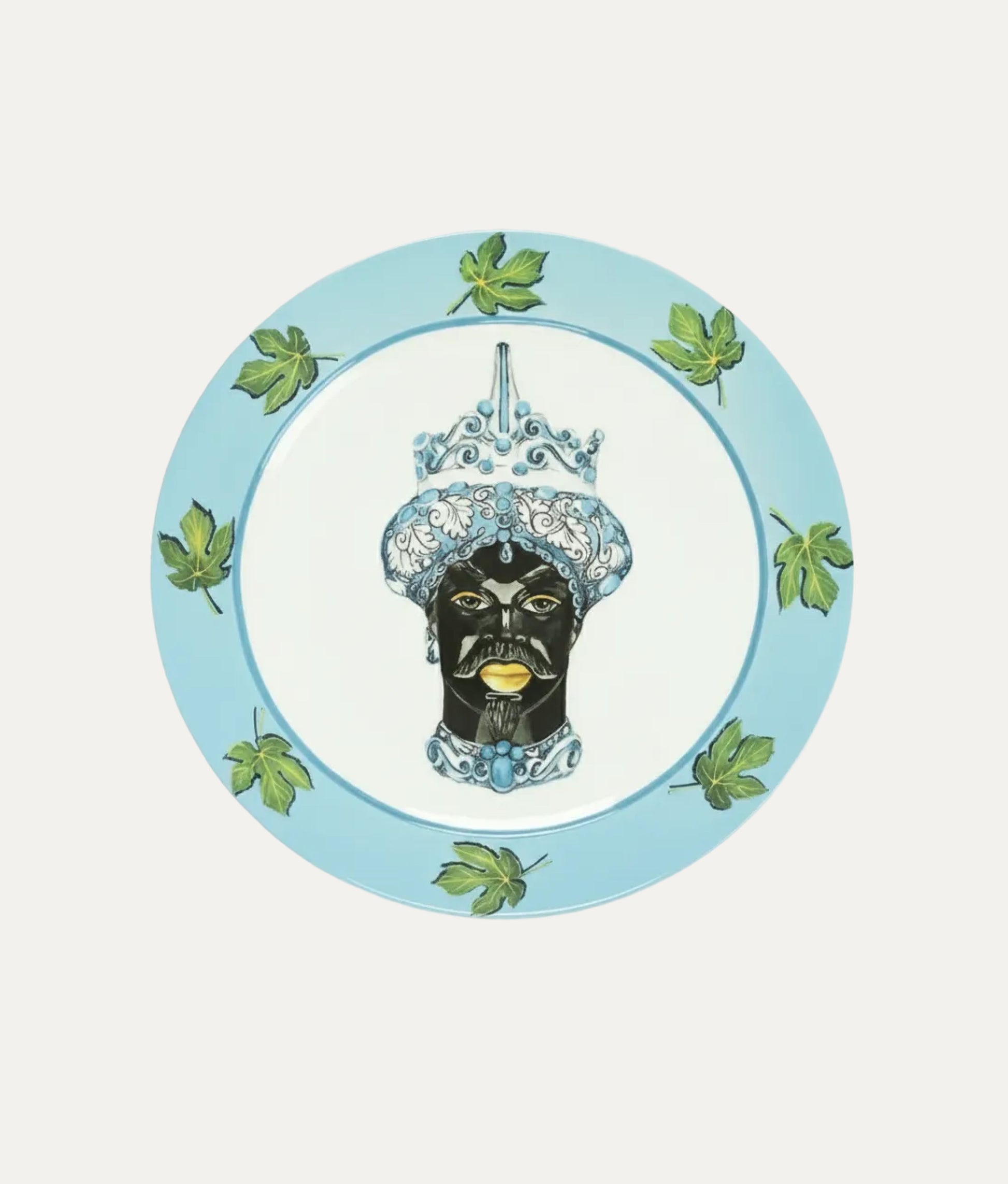 Big Azure Plate Moro