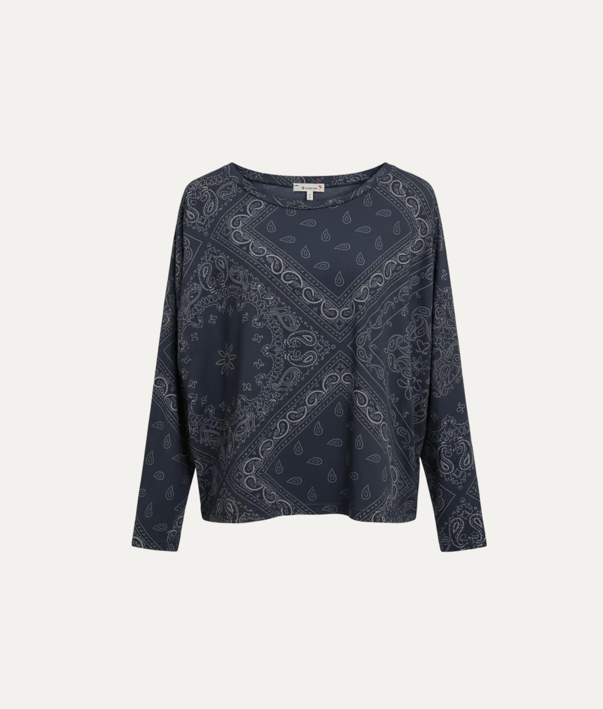 Blue Bandana Top
