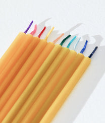 Beeswax Birthday Candles 10 pcs