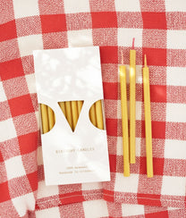 Beeswax Birthday Candles 10 pcs