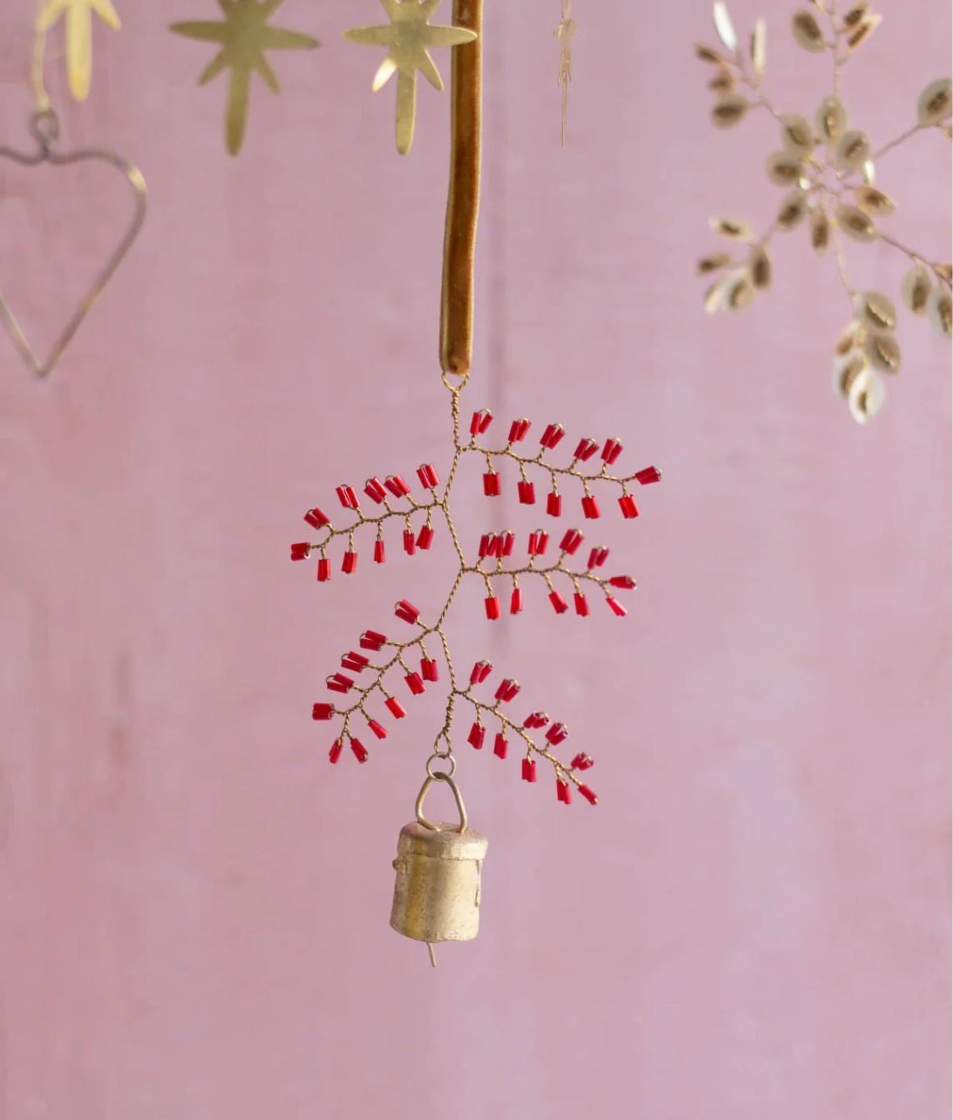 Bell with Red Beads