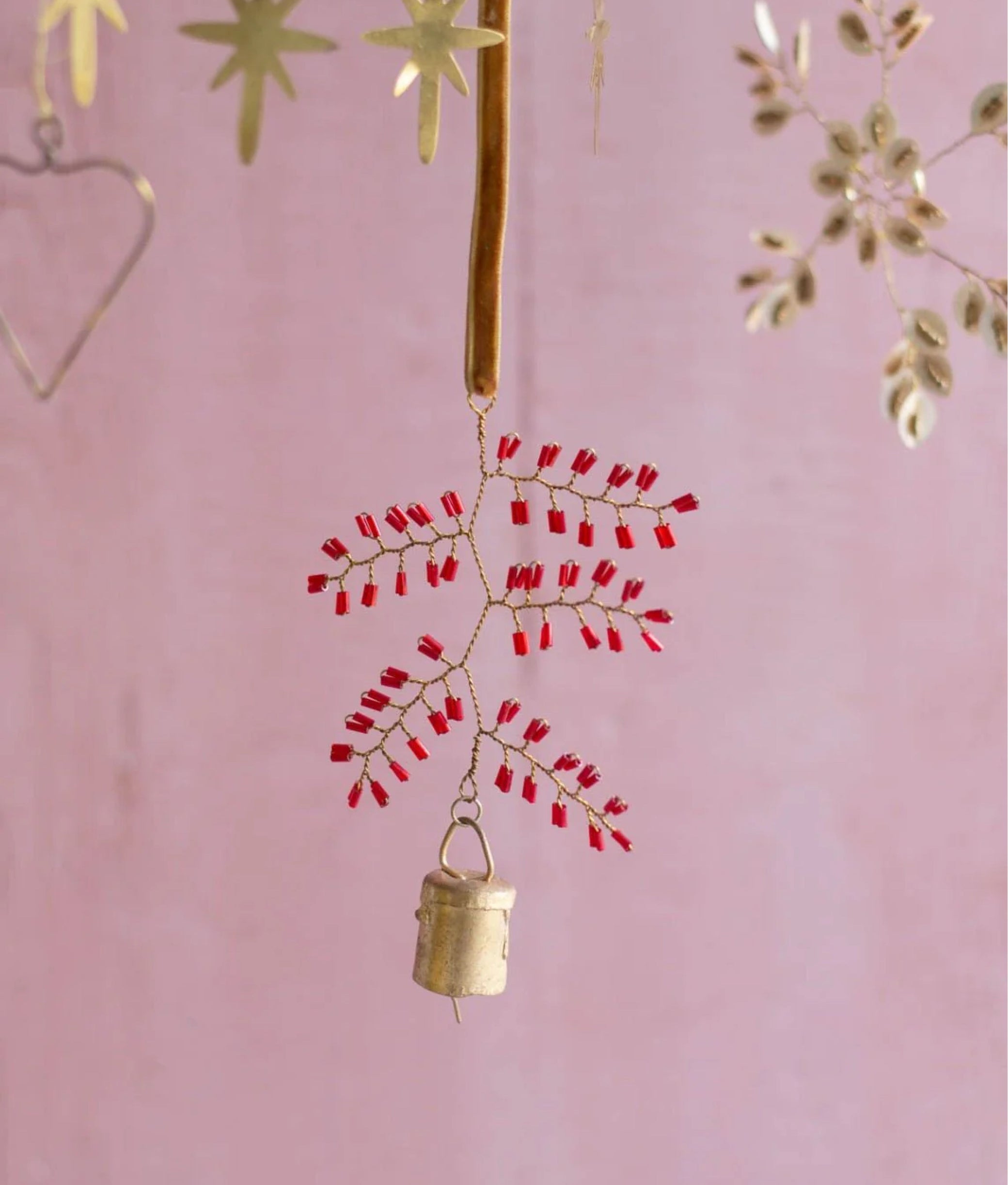 Bell with Red Beads
