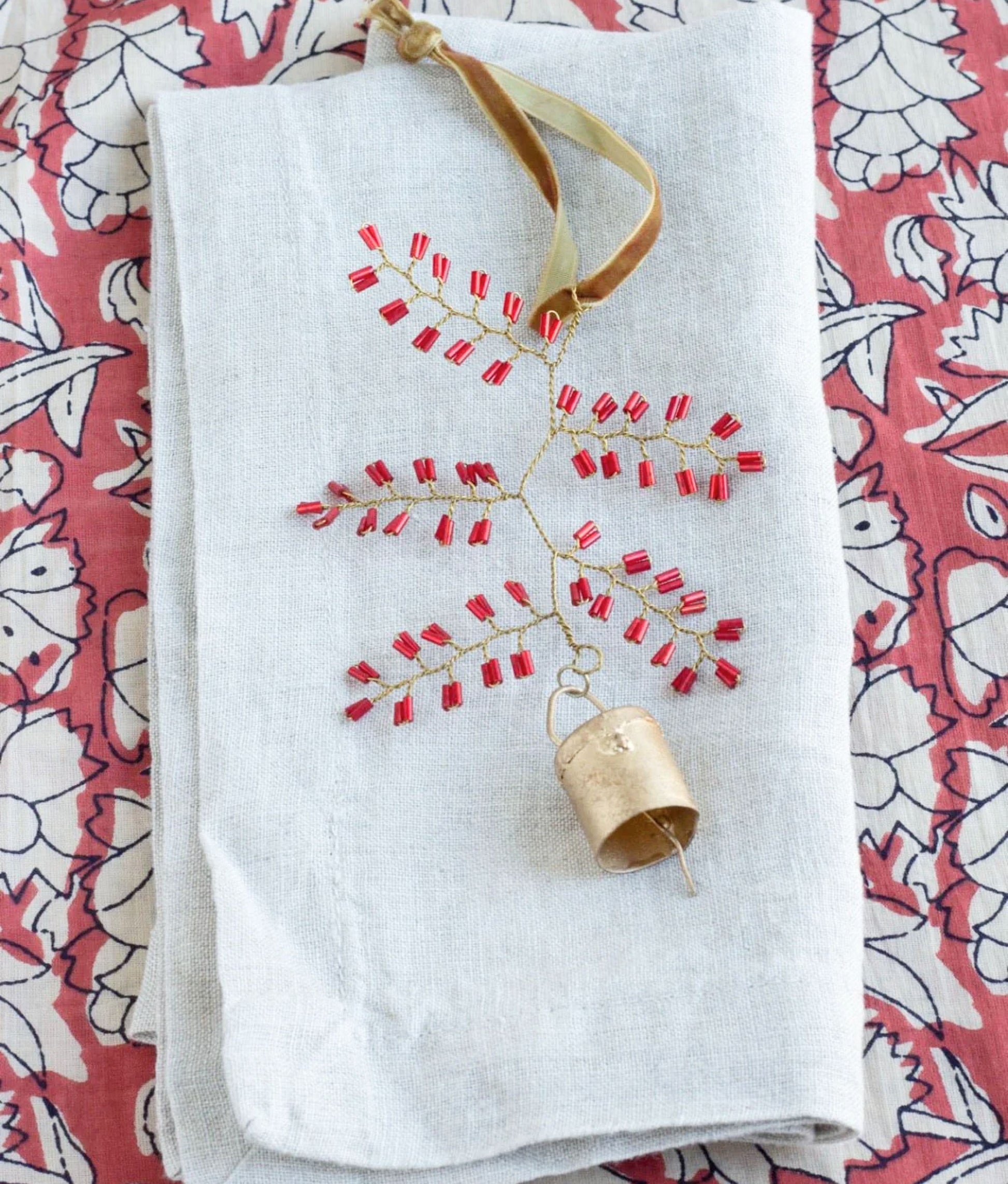Bell with Red Beads