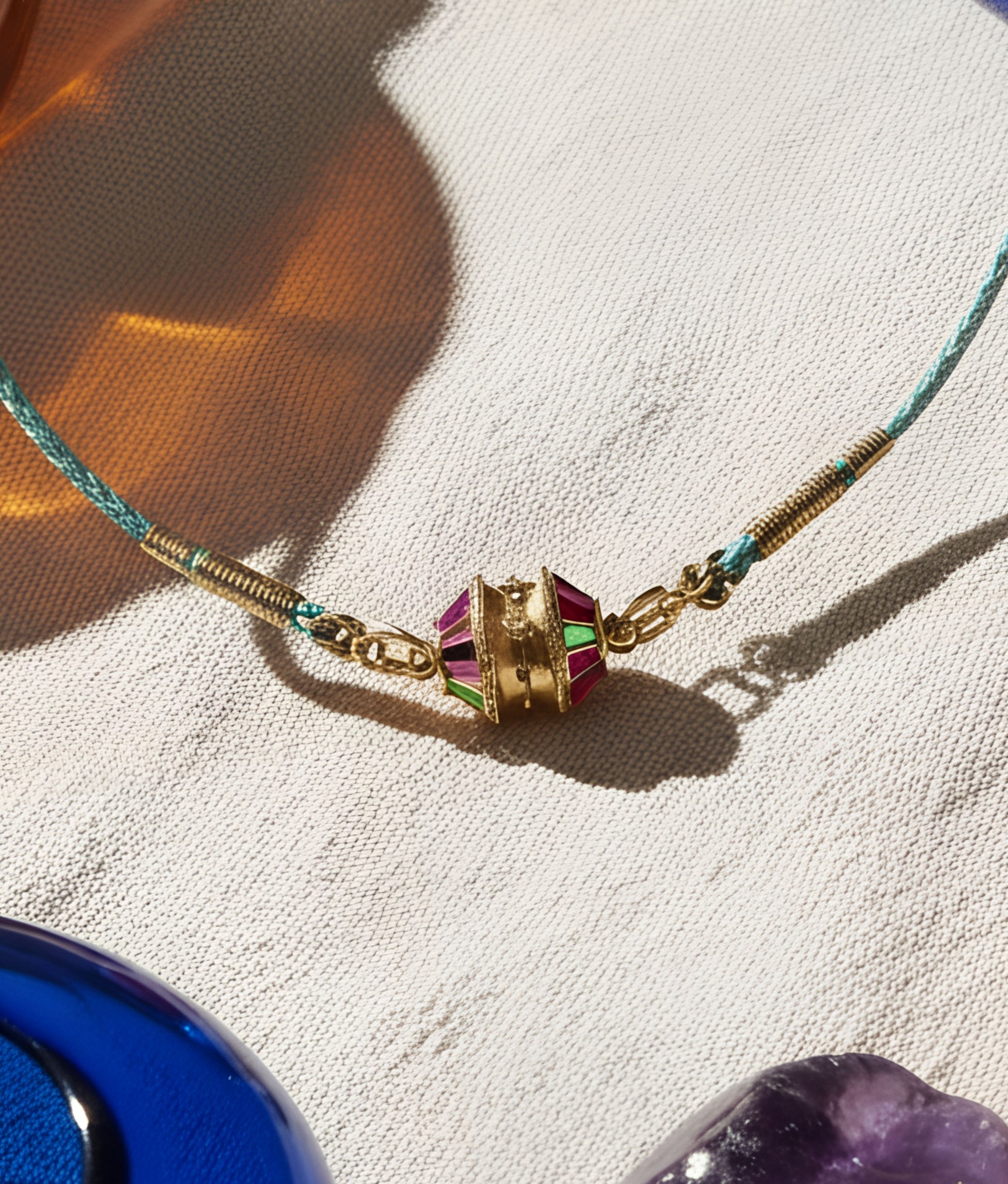 Big Talisman Rainbow necklace
