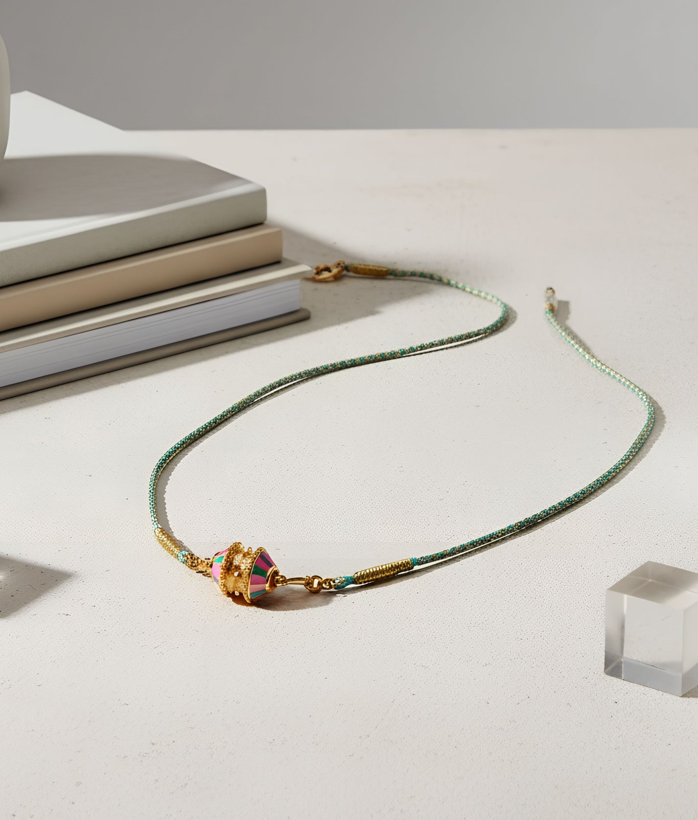 Big Talisman Rainbow necklace