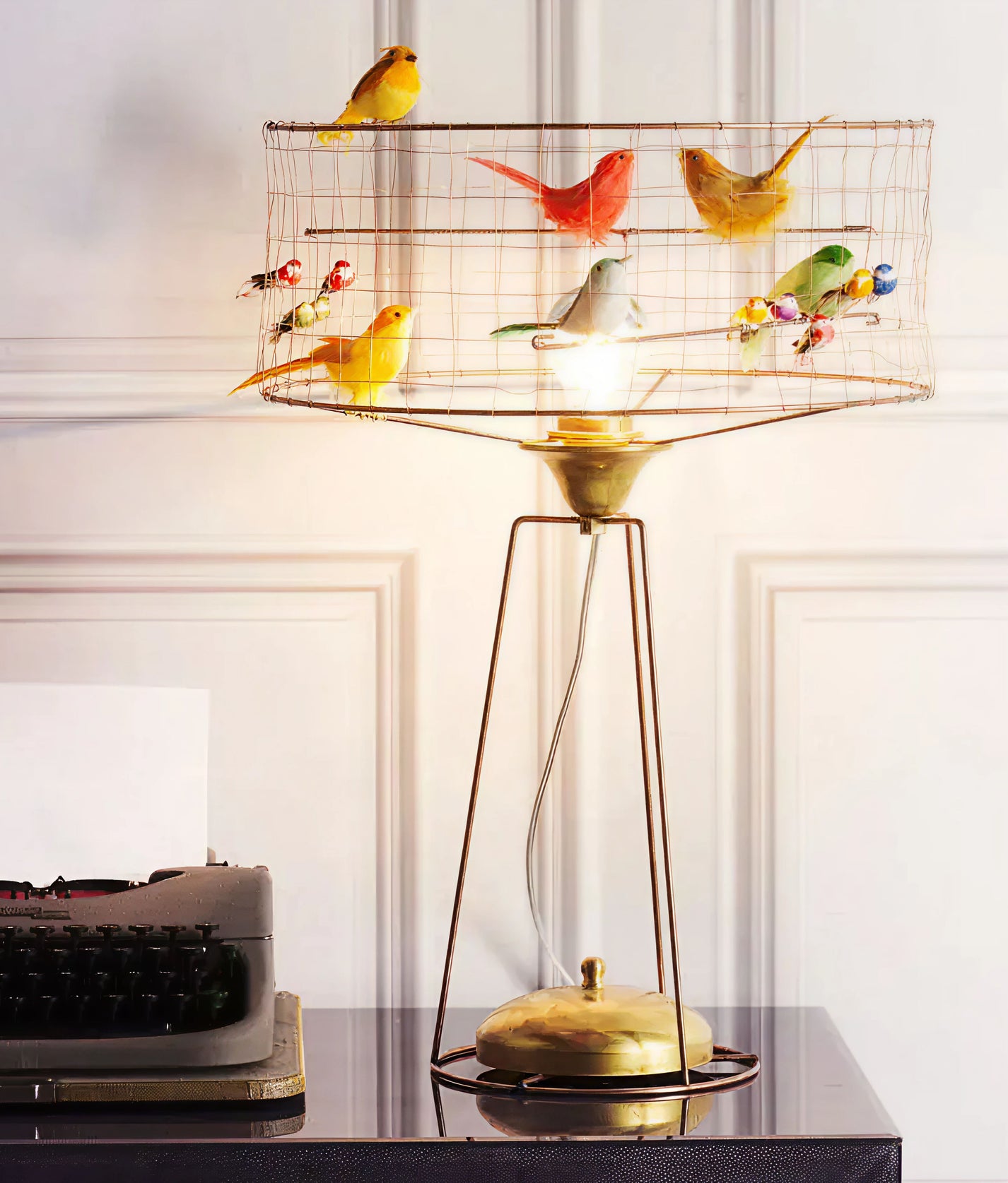 Bird Cage Table Lamp