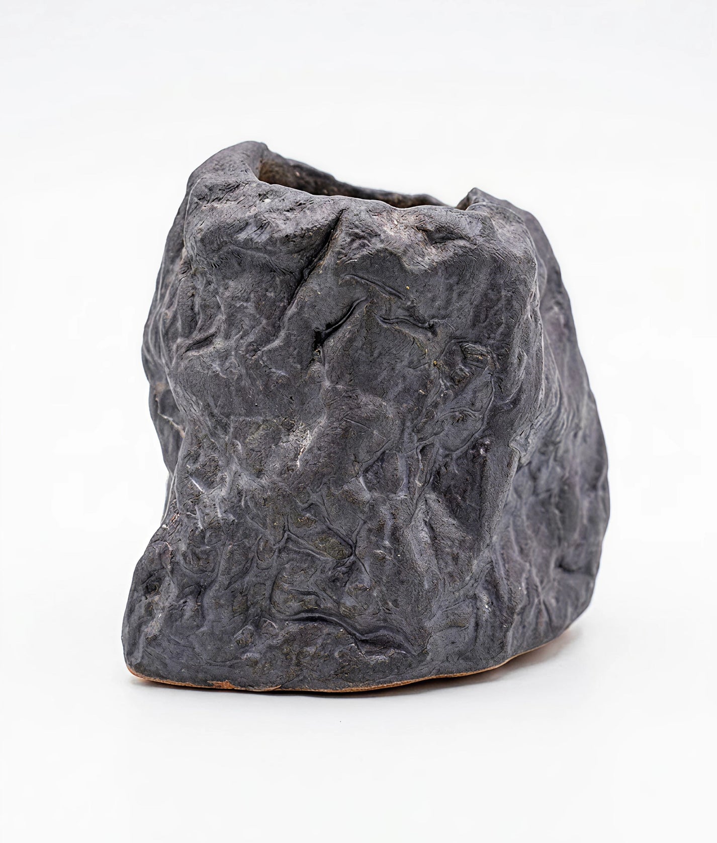 Black Ash Lava Candle Holder