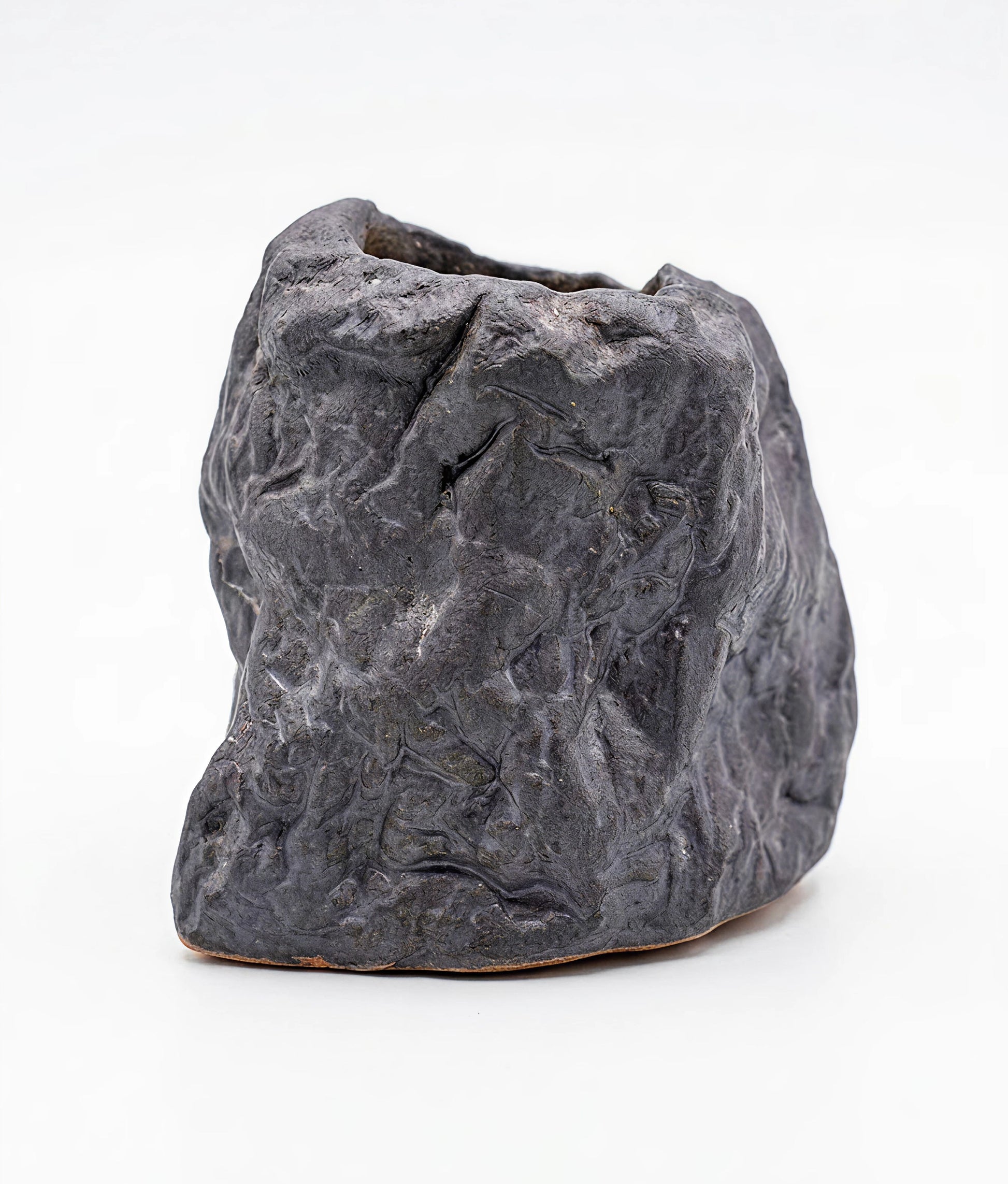 Black Ash Lava Candle Holder