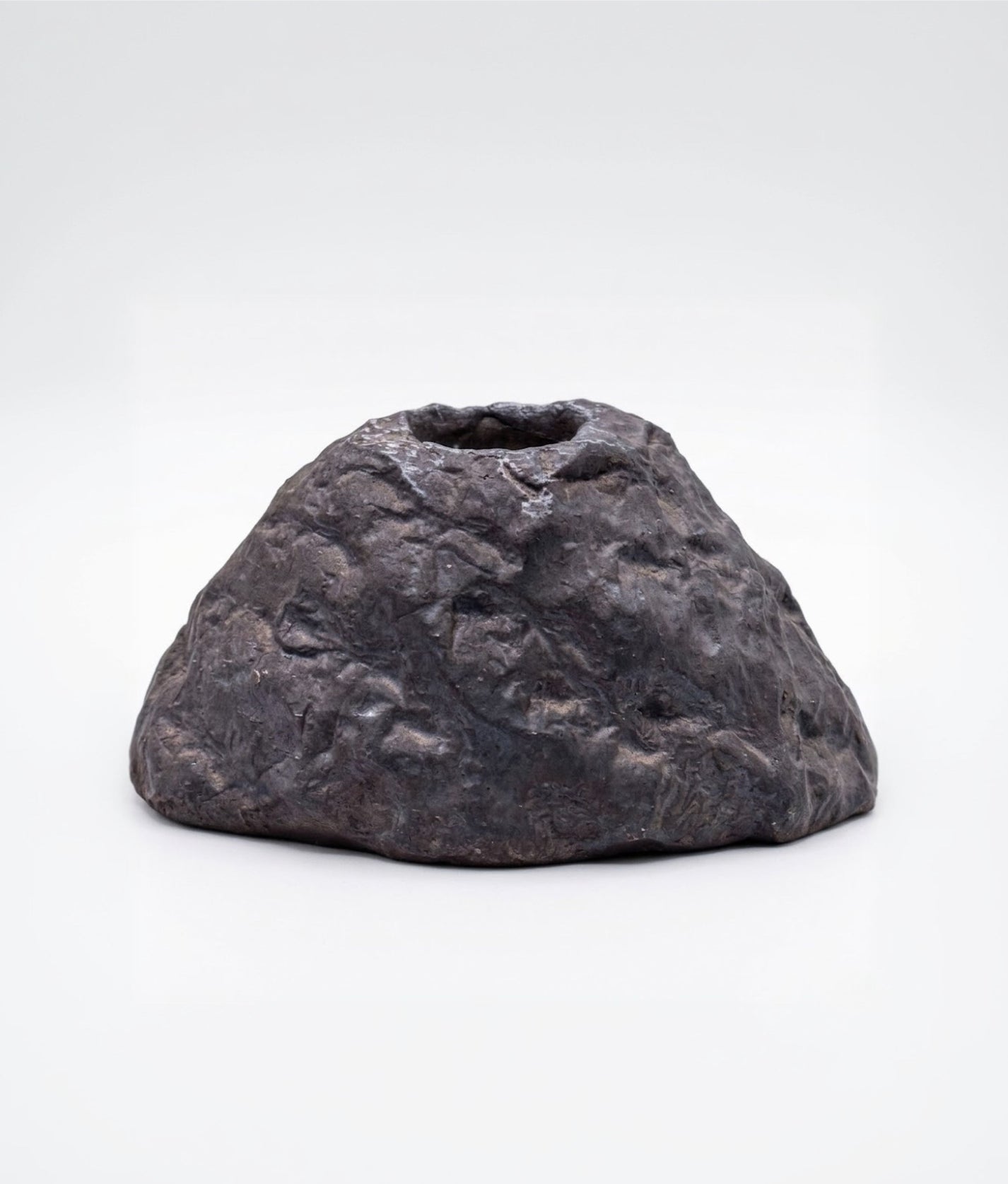 Black Ash Volcano Candle Holder
