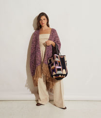 Black &amp; Lilac Cala Bag