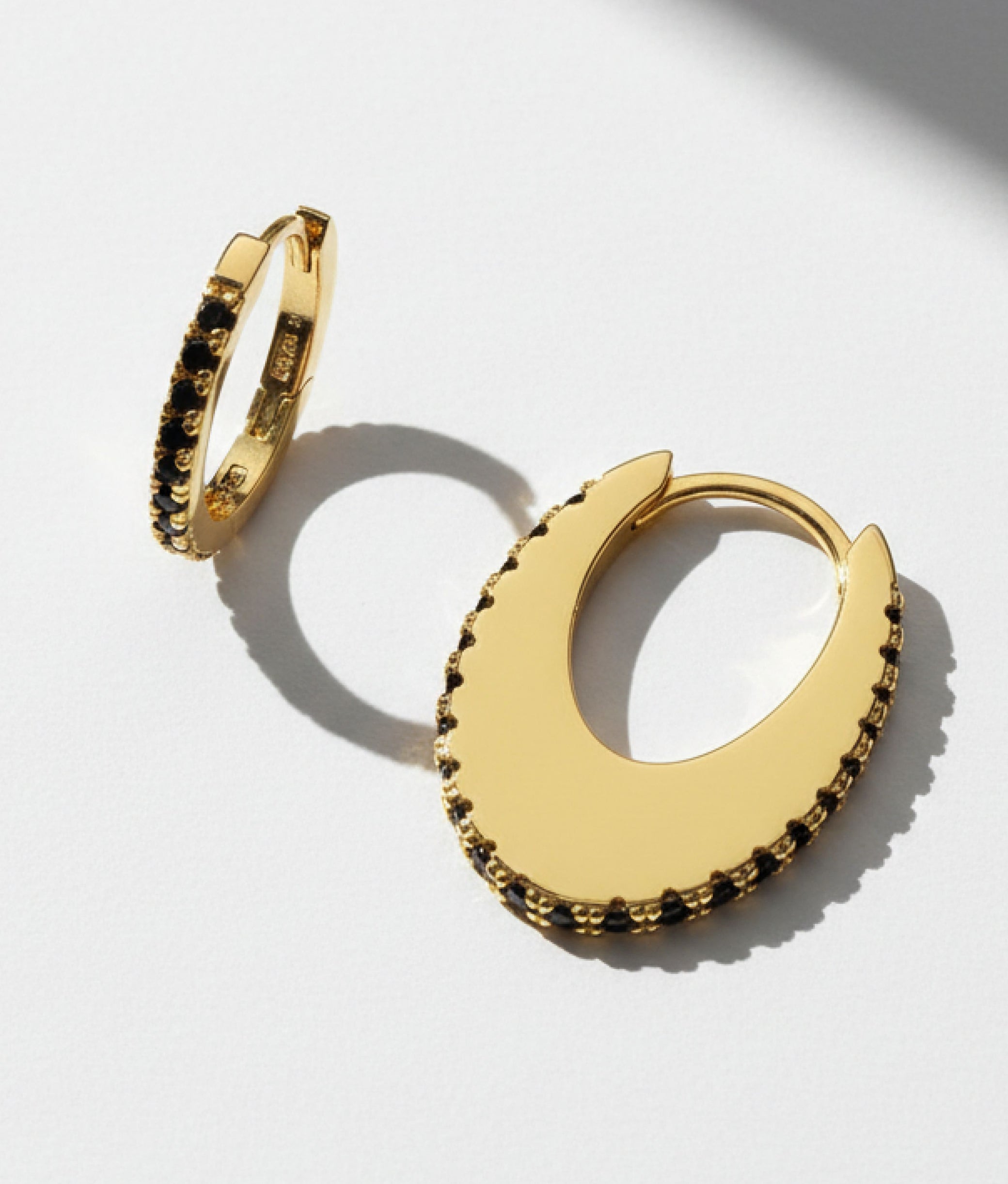 Black Stellar Earrings