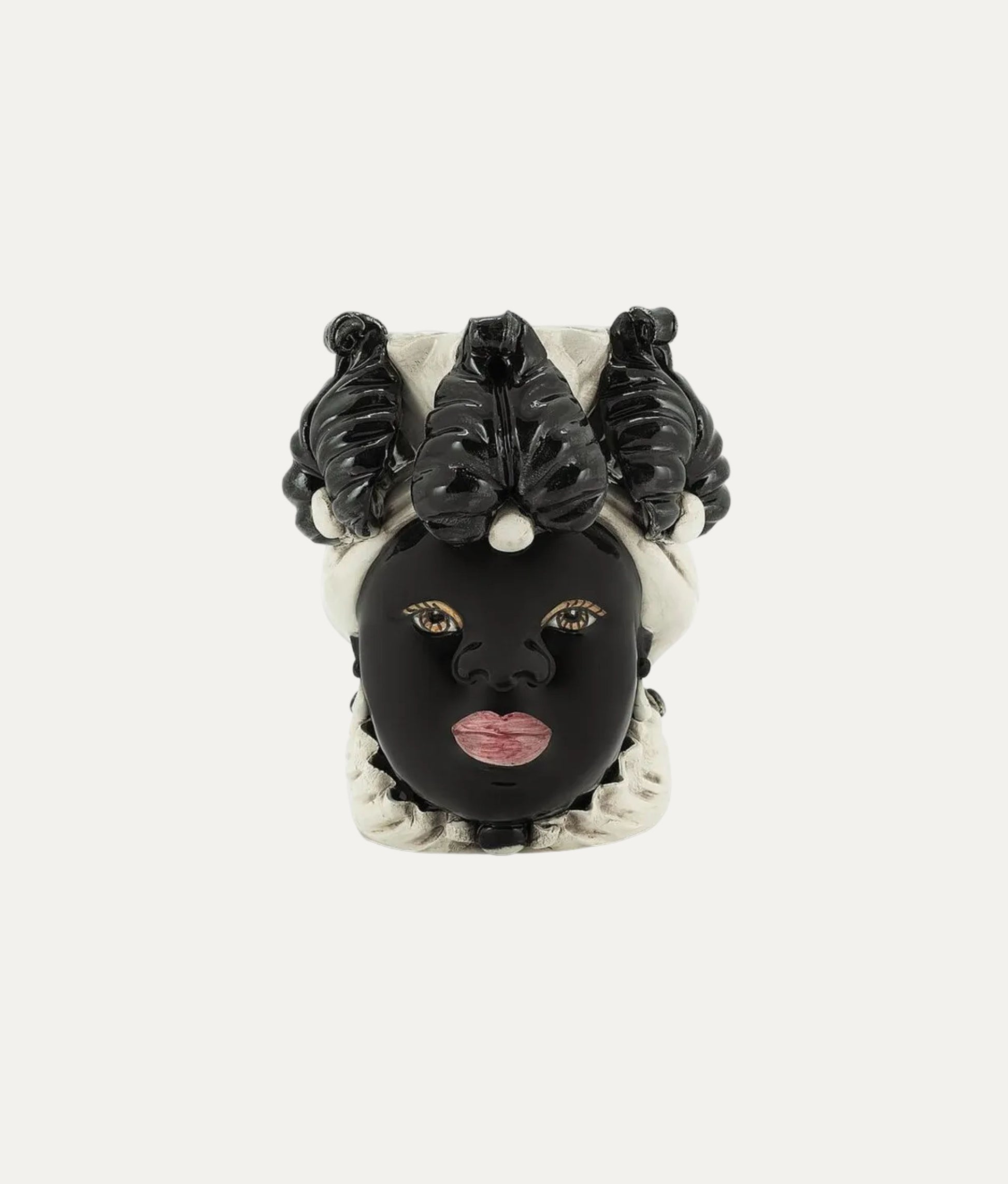 Black Vase Moro Lady Small