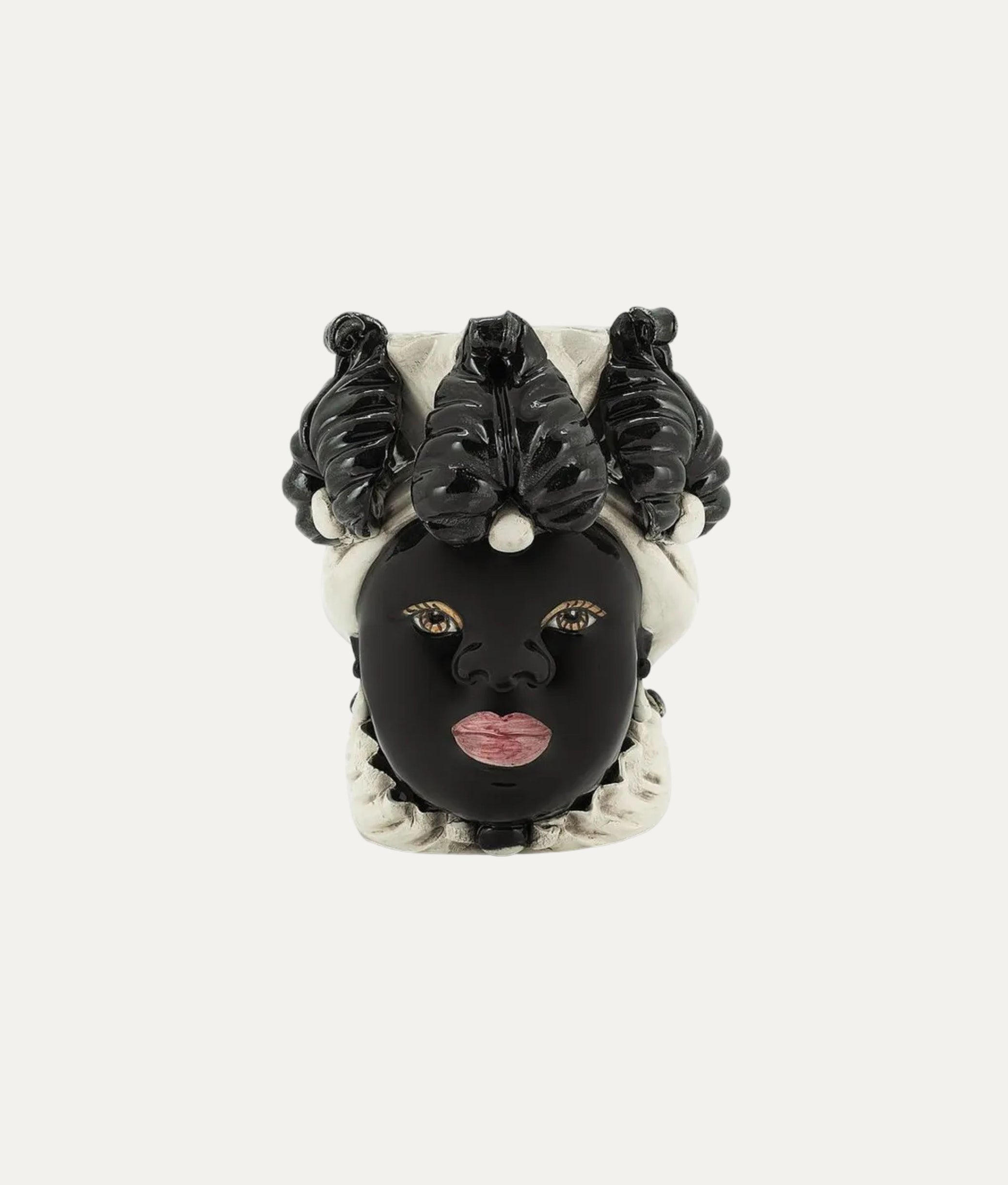 Black Vase Moro Lady Small
