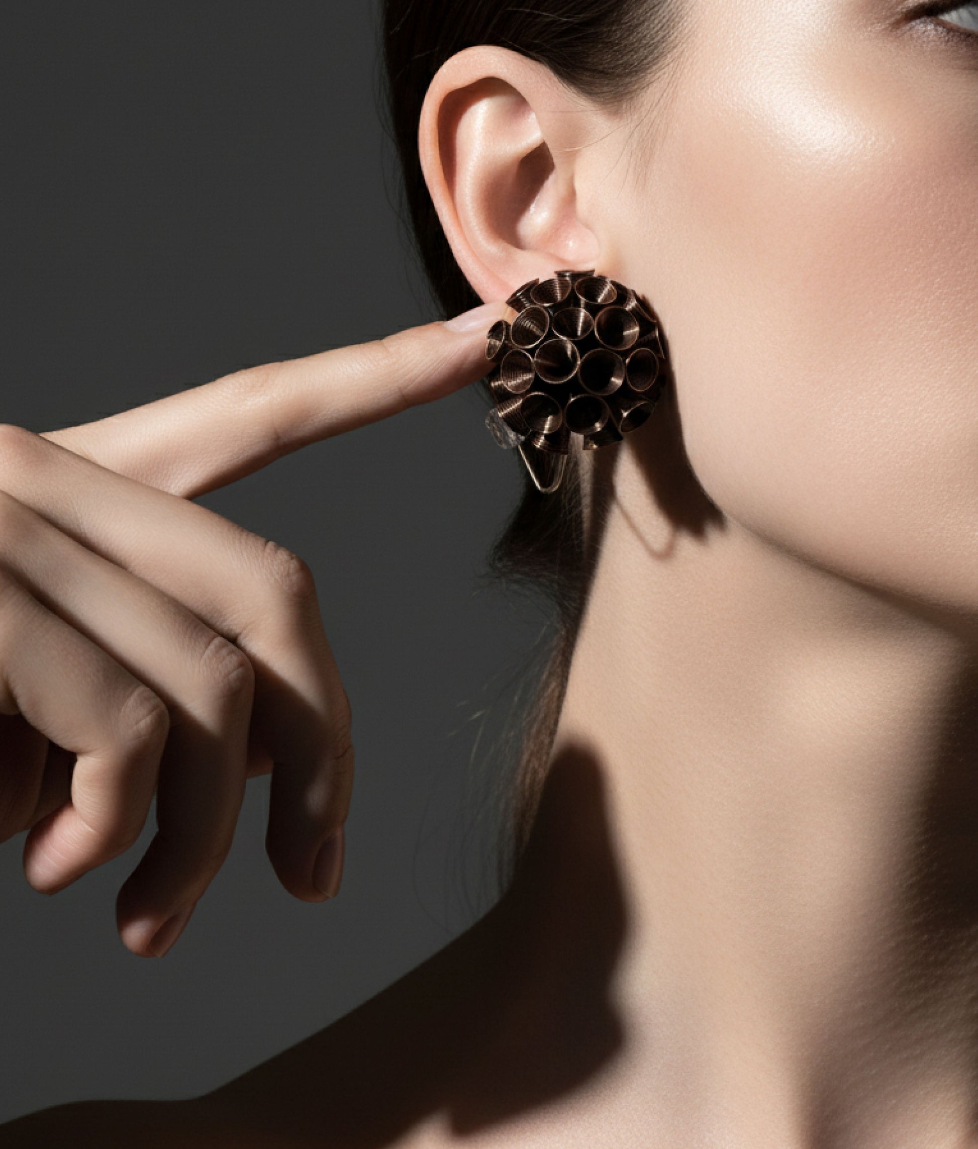 Bloom Earrings Bronze