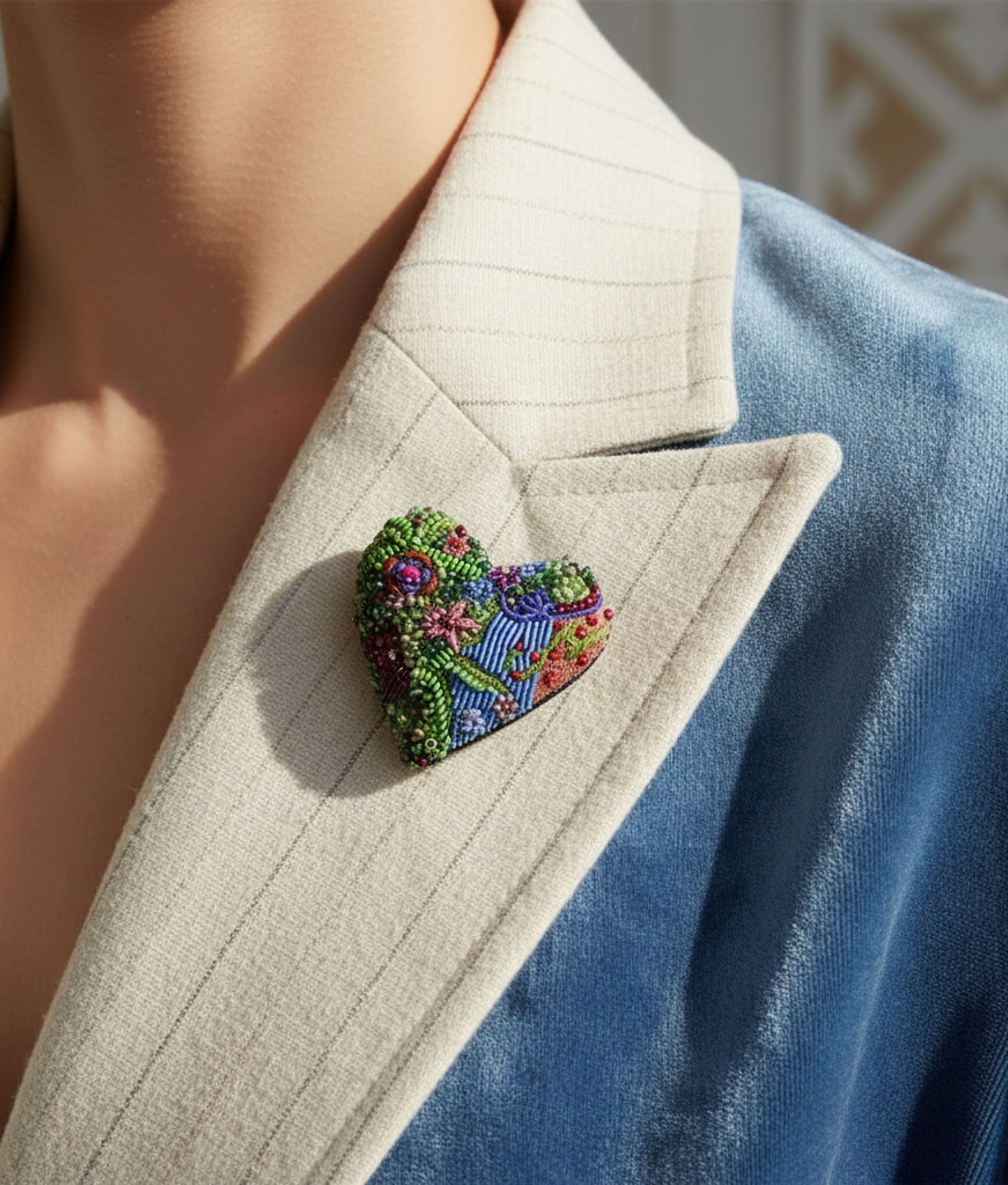 Blooming Heart Brooch