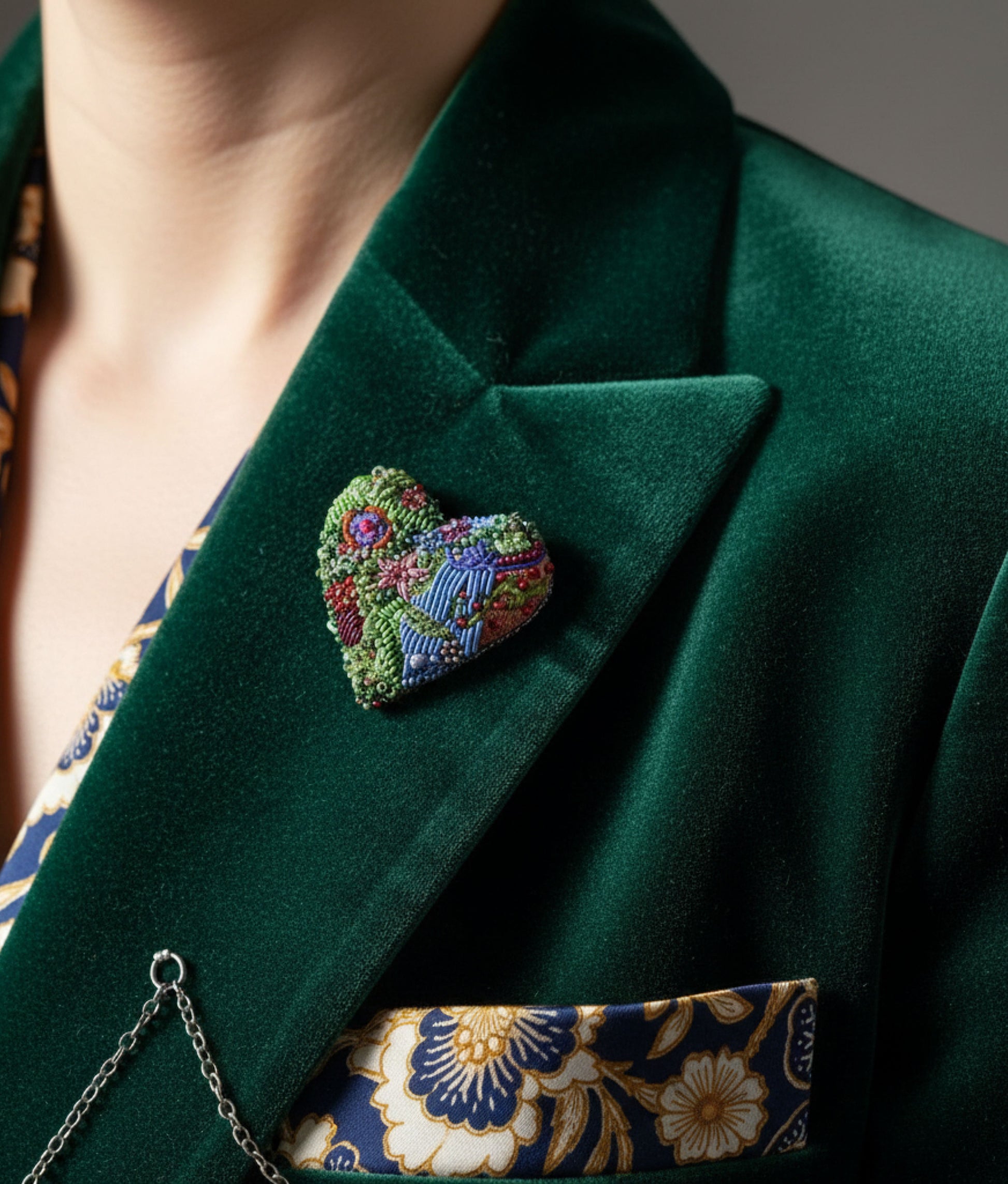 Blooming Heart Brooch