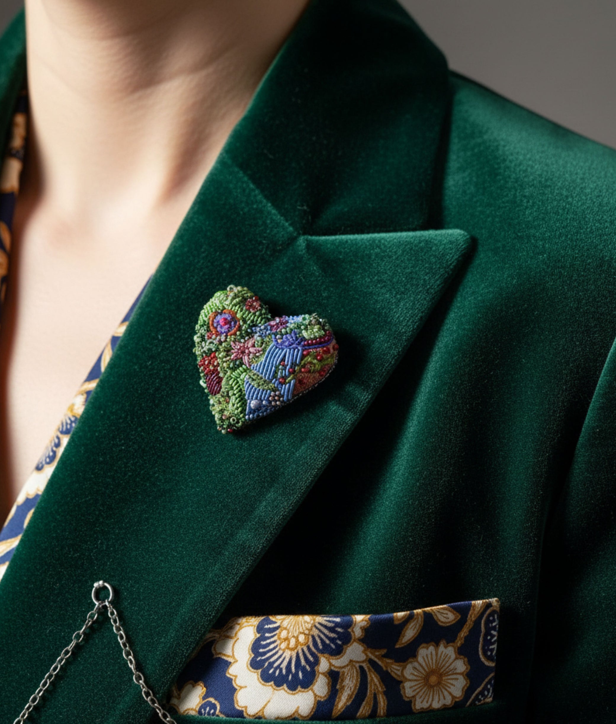 Blooming Heart Brooch