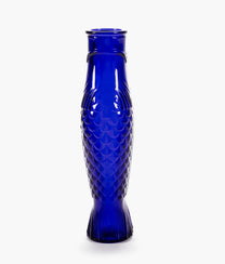 Cobalt Blue Fish Carafe