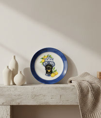 Big Blue Plate Moro