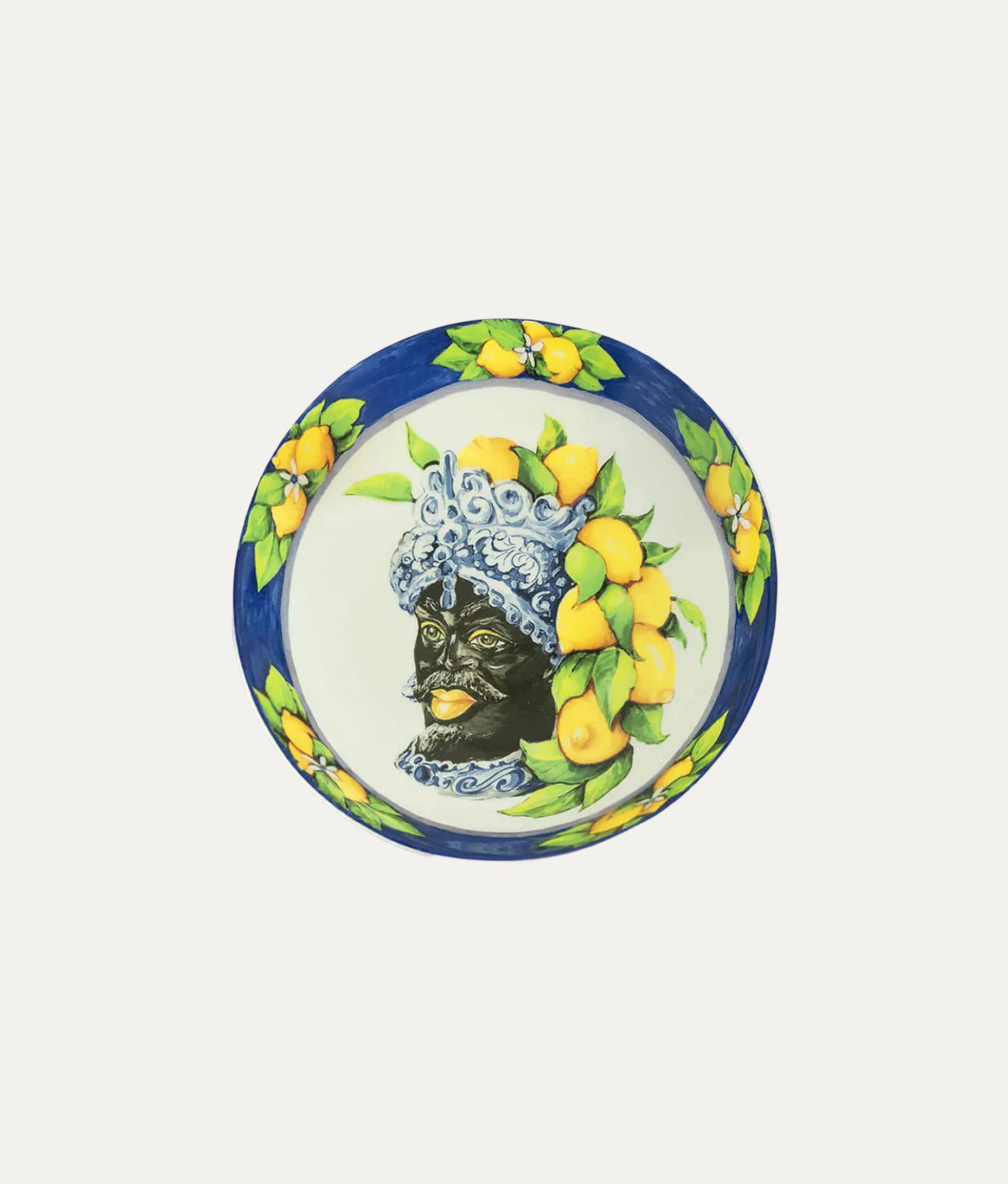 Small Blue Plate Moro