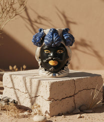 Bluette Vase Moro Man Small