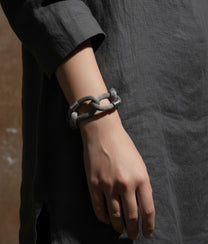 BOND METAL Silver Bracelet