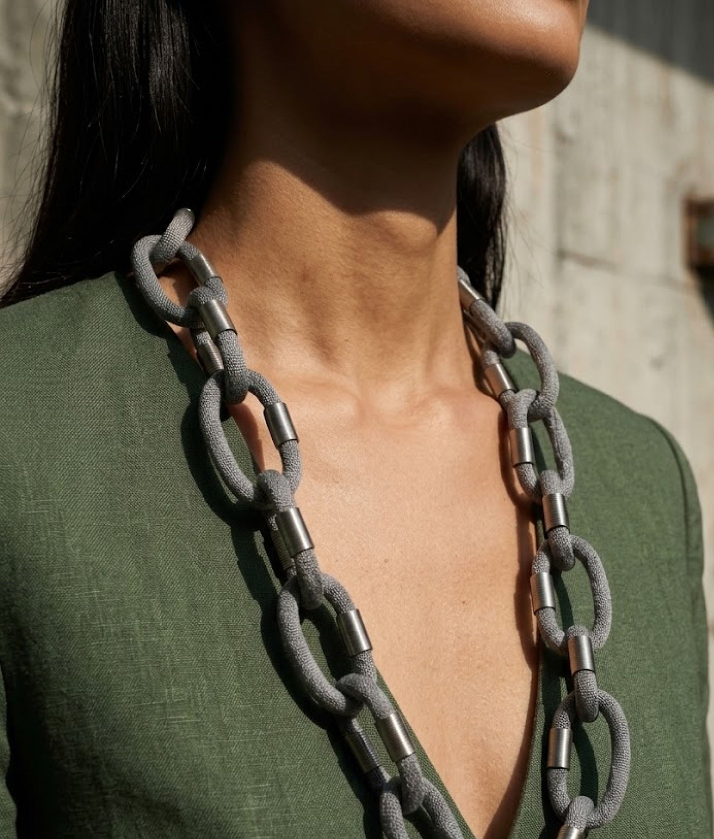 BOND METAL Silver Necklace