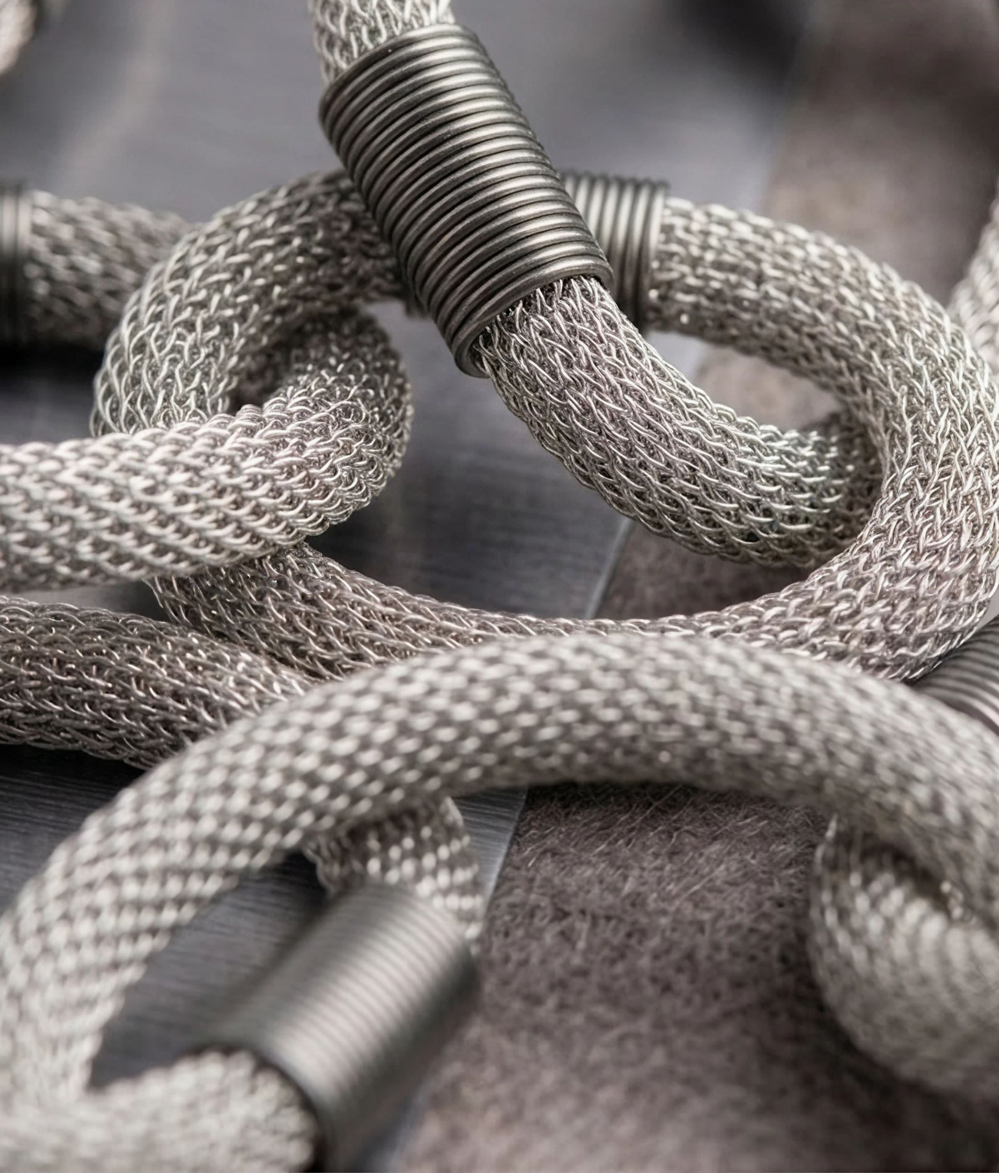BOND METAL Silver Necklace