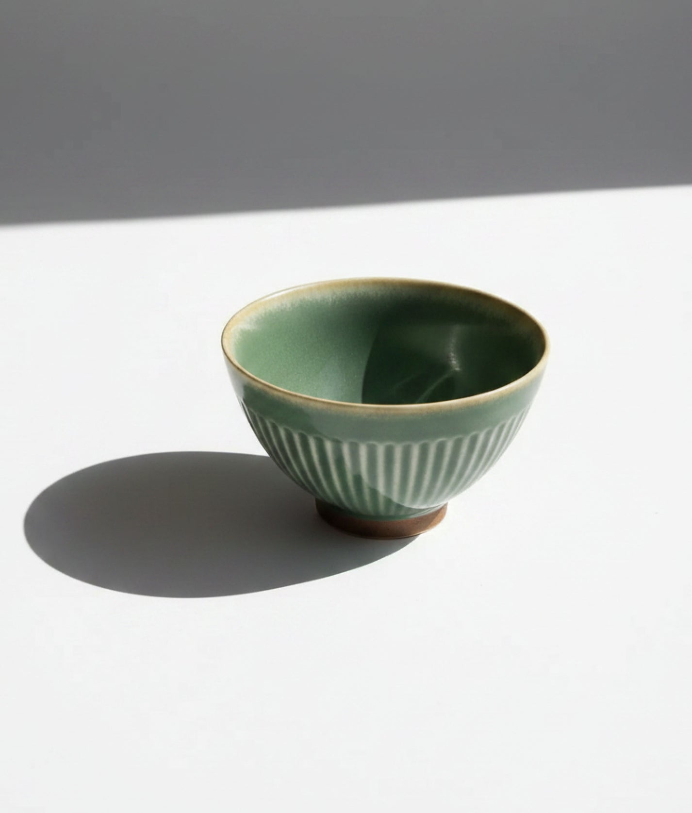 Green Stoneware Bowl