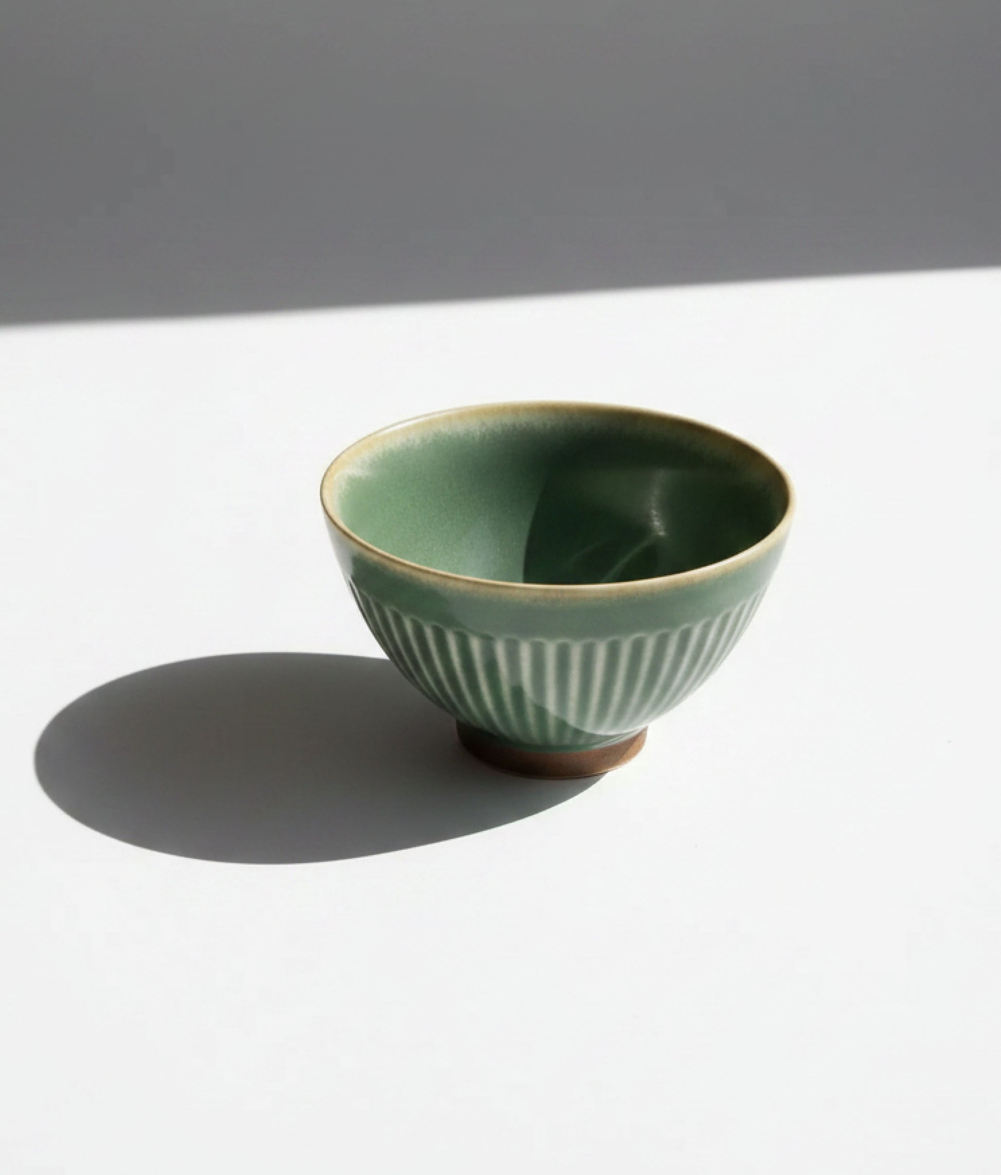 Green Stoneware Bowl