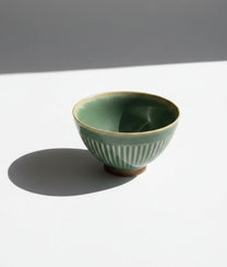Green Stoneware Bowl