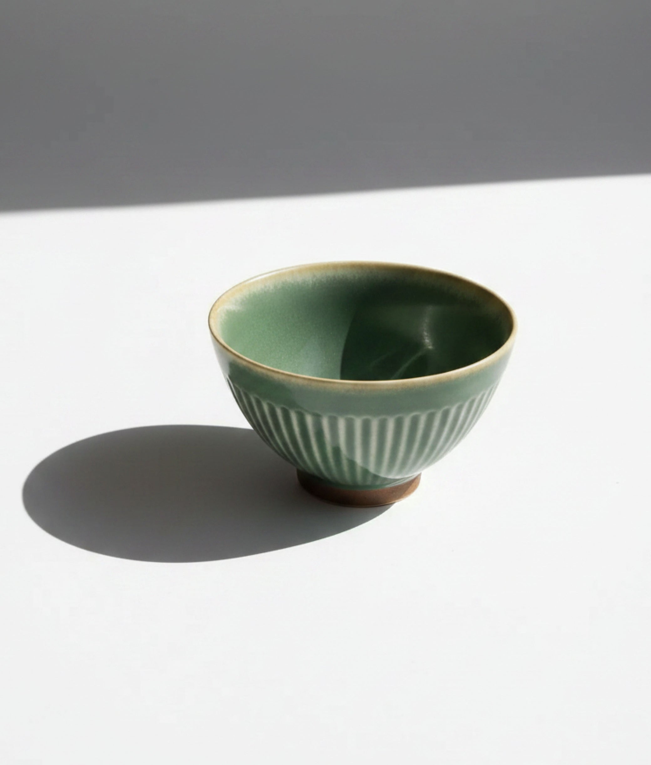 Green Stoneware Bowl