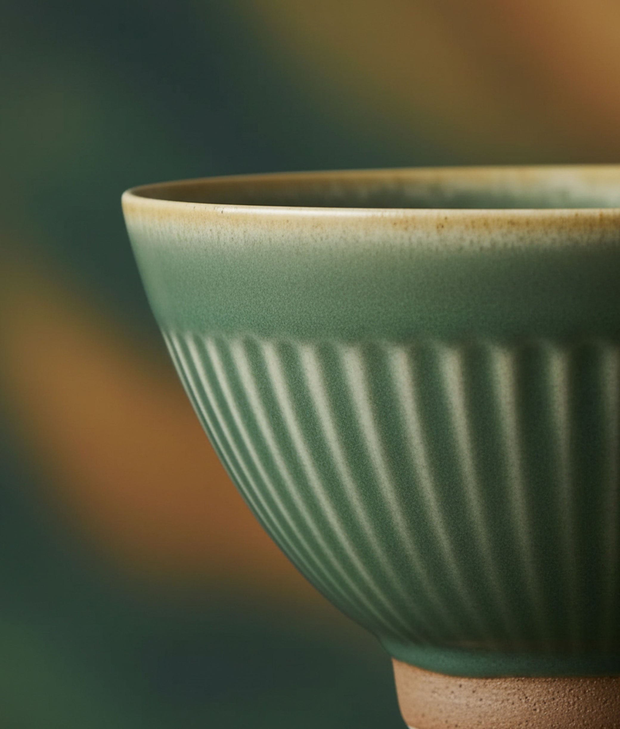 Green Stoneware Bowl