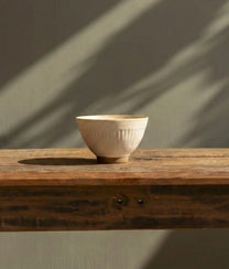 Off White Stoneware Bowl