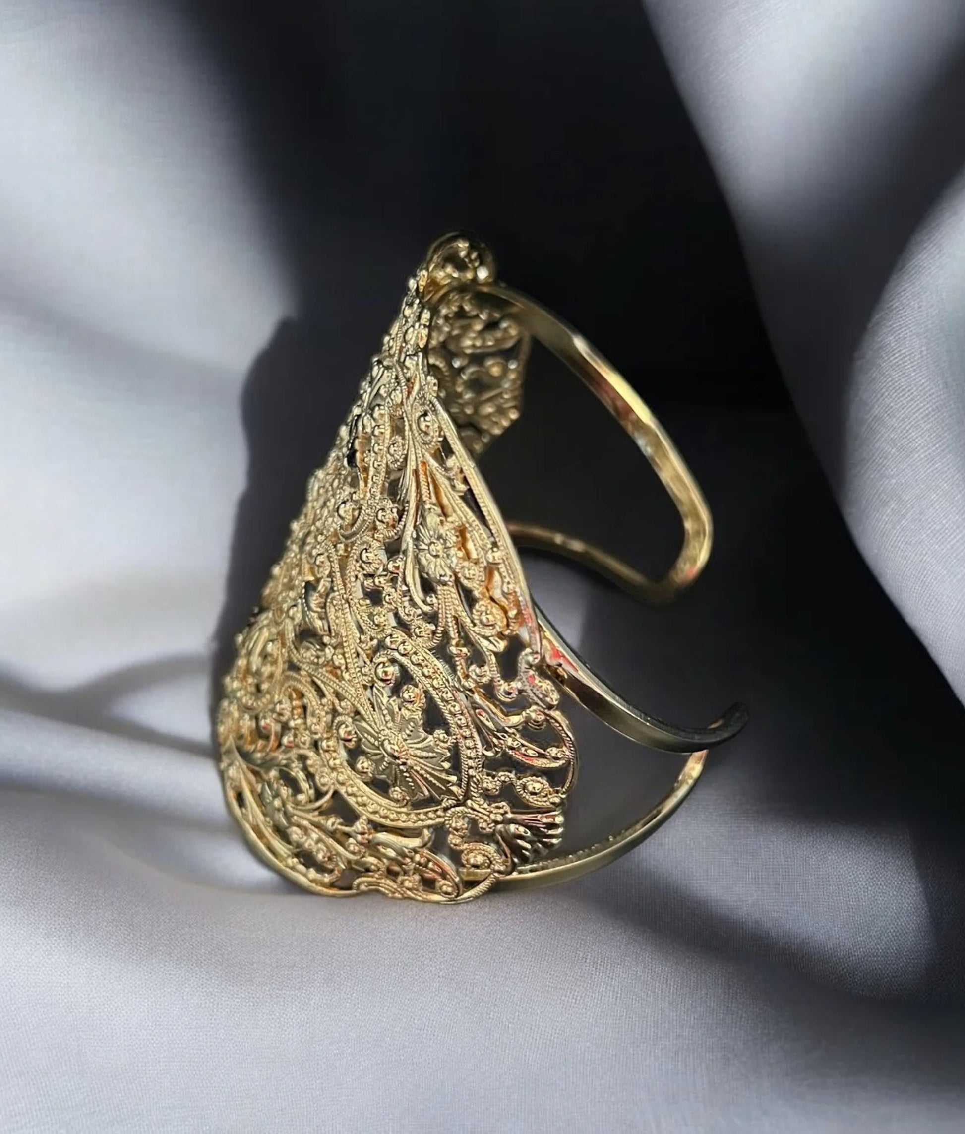 Junon Filigree Cuff Bracelet