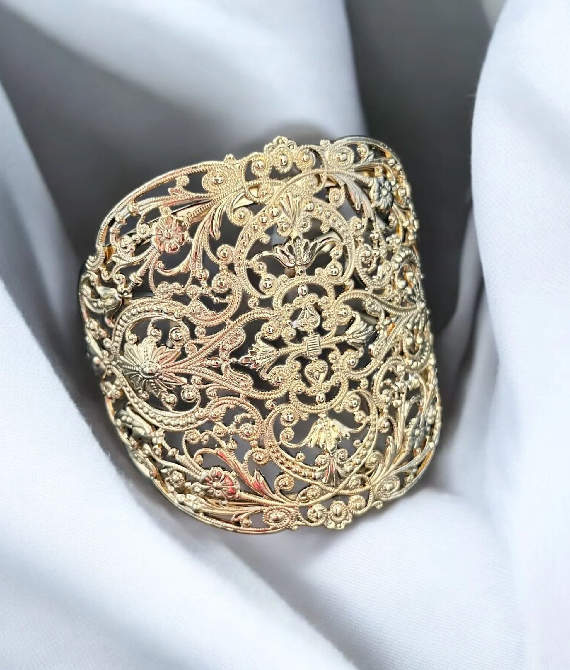 Junon Filigree Cuff Bracelet